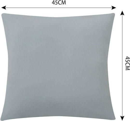 Μαξιλαροθήκη Gray 2τμχ 45x45εκ. Μαξιλαροθήκη Gray 2τμχ 45x45εκ.