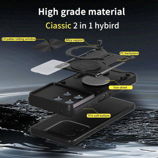 Techsuit Camguard Pro Motorola Moto Back Cover Silicone Black (Motorola Moto G56)
