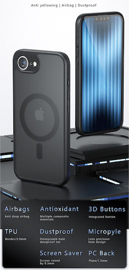 Techsuit Umschlag Rückseite Silikon Schwarz (Galaxy S23)