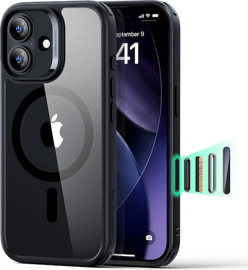 ESR Classic Hybrid Halolock Umschlag Rückseite Silikon Transparent (iPhone 17)