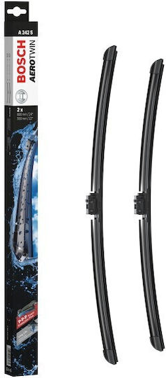 Bosch Aerotwin A242S Front Set Car Wiper Blades 600mm/550mm Universal