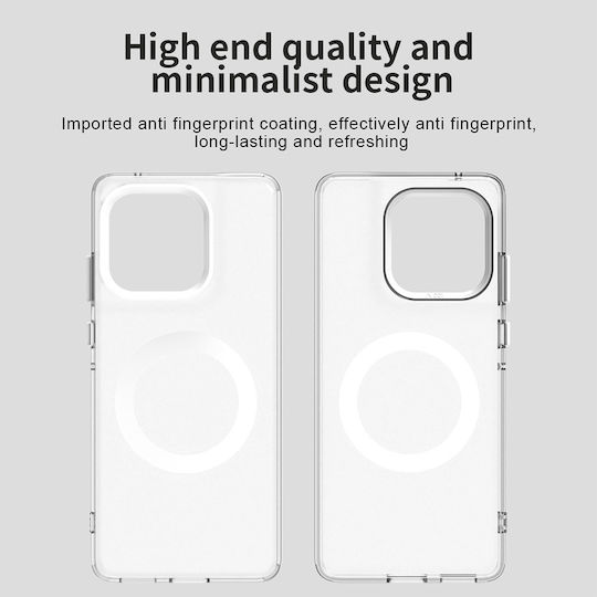 Techsuit Задна корица Пластмаса / Силикон Бял (Motorola Edge 60 Fusion)