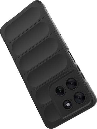 Techsuit Magic Задна корица Силикон Черен (Moto G56)