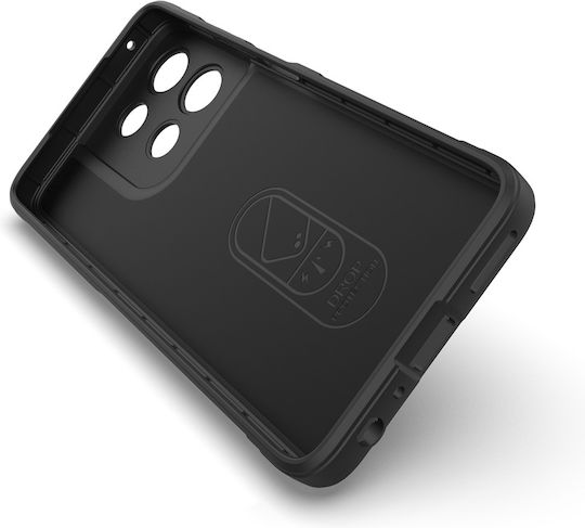 Techsuit Magic Задна корица Силикон Черен (Moto G56)