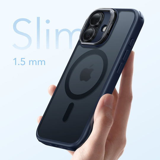 ESR Classic Hybrid Halolock Kickstand Umschlag Rückseite Metallisch Blau (iPhone 17)