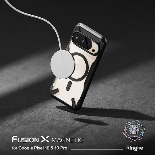 Ringke Fusion X Задна корица Силикон Черен (Google Pixel 10 / 10 Pro)