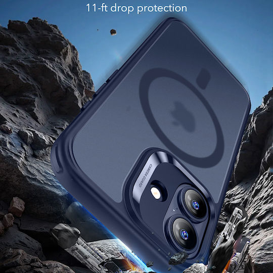 ESR Classic Hybrid Halolock Umschlag Rückseite Silikon Blau (iPhone 17)