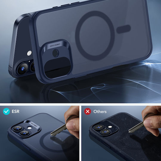 ESR Classic Hybrid Halolock Umschlag Rückseite Silikon Blau (iPhone 17)