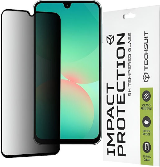 Techsuit Full Glue Privacy Full Face Tempered Glass Black (Samsung Galaxy A26 5G - Techsuit)