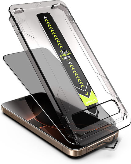 Techsuit Privatsphäre Gehärtetes Glas 2Stück (iPhone 12 Pro Max)
