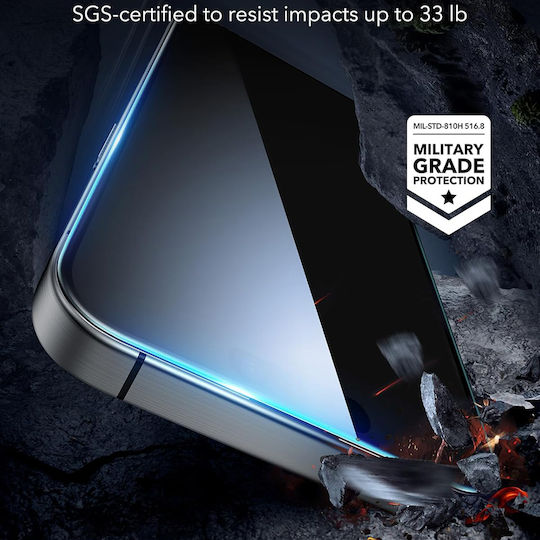 ESR Black Gehärtetes Glas 3Stück (iPhone 17 / 17 Pro / 16 Pro)