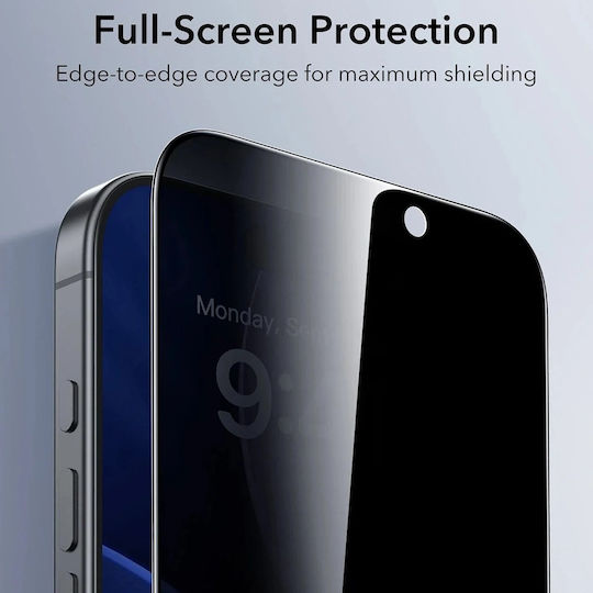 ESR Ultrafit Privacy Tempered Glass 3pcs Black (iPhone 17 Pro Max / iPhone 16 Pro Max)