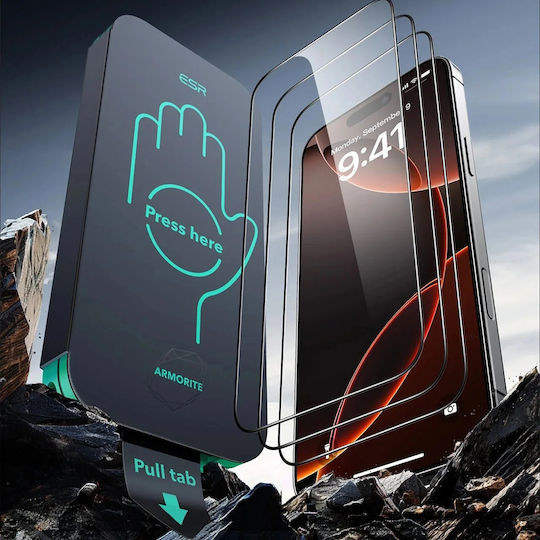 ESR Armorite Screen Protector 3τμχ (iPhone 17 Pro Max / iPhone 16 Pro Max)