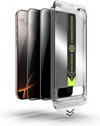 Techsuit Поверителност Закалено стъкло 2бр (iPhone 11 Pro)