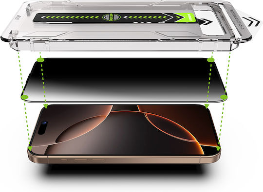 Techsuit Поверителност Закалено стъкло 2бр (iPhone 11 Pro)