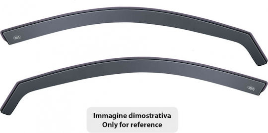 DGA Set of Windbreakers Front Car Dark Fime for Nissan Micra 1993-2003 2pcs