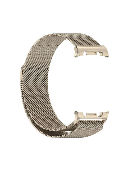 Techsuit Strap Stainless Steel Beige (Samsung Galaxy Watch8, Watch8 Classic)