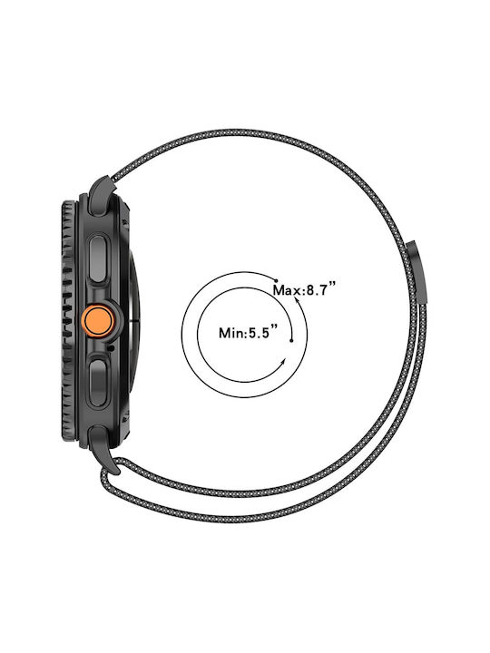Techsuit Strap Stainless Steel Beige (Samsung Galaxy Watch8, Watch8 Classic)