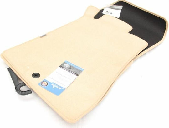 Petex Set of Front and Rear Mats 4pcs for Mercedes-Benz C Class 1992-2000 Beige