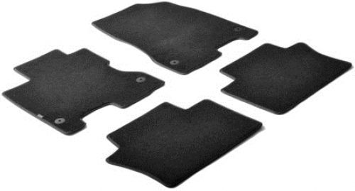 Lampa Set of Front and Rear Mats 4pcs for Renault Koleos 2013+ Black