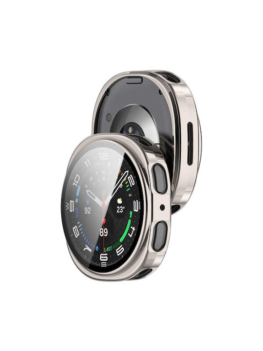 Techsuit Defense360 Pro в Сребрист цвят за Galaxy Watch8 40mm