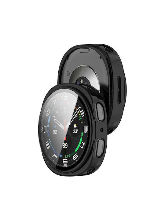 Techsuit Defense360 Pro in Schwarz Farbe für Galaxy Watch8 40mm