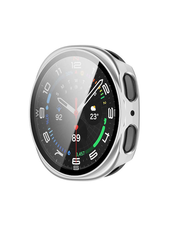 Techsuit Defense360 Pro σε Ασημί χρώμα για Galaxy Watch8 40mm Techsuit Defense360 Pro σε Ασημί χρώμα για Galaxy Watch8 40mm