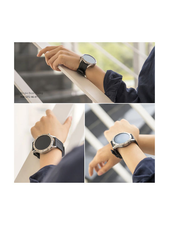 Ringke Bezel Ring in Silber Farbe für das Huawei Watch GT / GT2 (46mm)