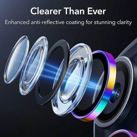 ESR Armorite Camera Protection Membrane Transparent for the Iphone 14 Pro, 14 Pro Max, 15 Pro, 15 Pro Max, 16 Pro, 16 Pro Max, 17 Pro, 17 Pro Max