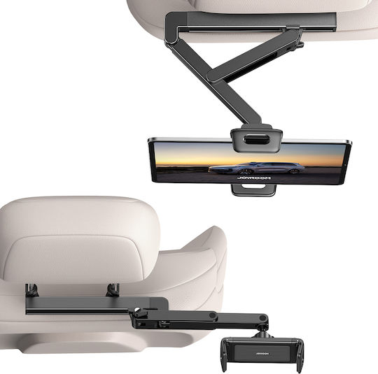 Joyroom Car Mobile Mount 4.7" - 13" with Adjustable Hooks Black