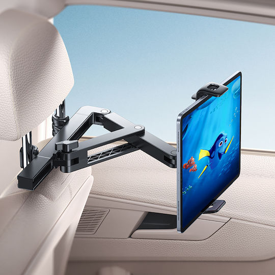 Joyroom Car Mobile Mount 4.7" - 13" with Adjustable Hooks Black