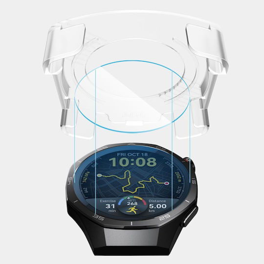 Tech-Protect Gehärtetes Glas für das Huawei Watch GT 5 Pro 46 mm 2Stück