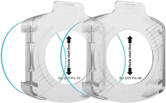 Tech-Protect Gehärtetes Glas für das Huawei Watch GT 5 Pro 46 mm 2Stück