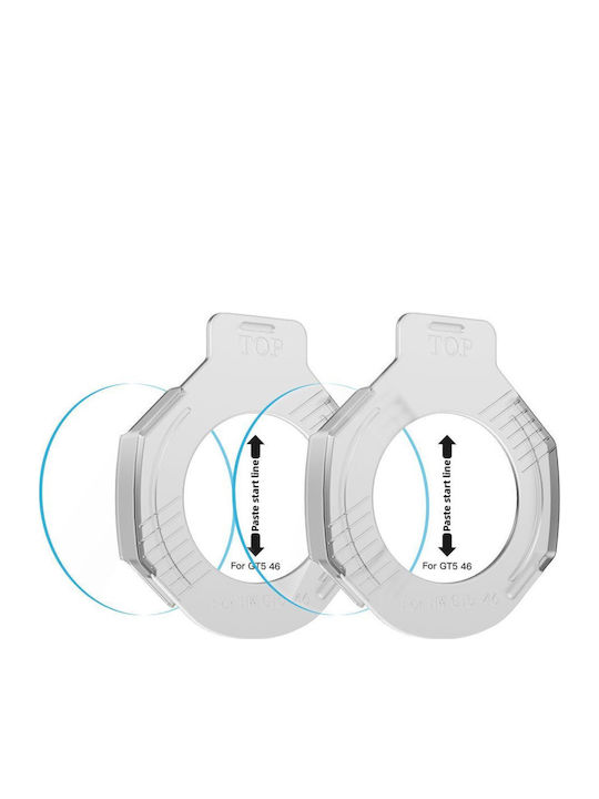 Tech-Protect Tempered Glass for the Huawei Watch GT 5 46 mm 2pcs
