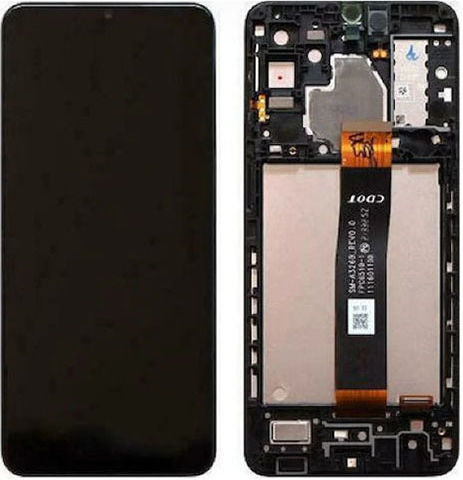 O ecran cu Mecanism Tactil și Cadru pentru Galaxy A32 5G - Galaxy A32 5G (Negru)