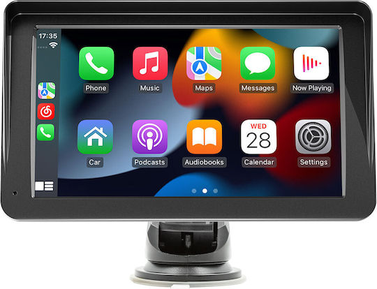 7-inch Multimedia Screen for Car Dashboard with Apple CarPlay Android Auto and GPS