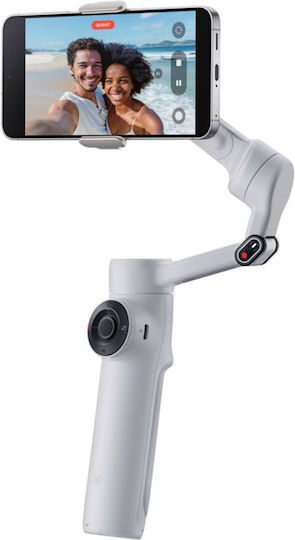 Insta360 Flow 2 AI Tracker Bundle Phone Gimbal with 3 Axis Stabilization and 10 Operating Hours Gray