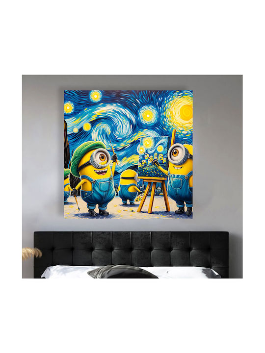 Платнен Панел Живопис Поп Арт Van Gogh 80x80 См