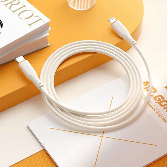 Blueo USB-C to Lightning Cable 20W Πορτοκαλί 1.5m