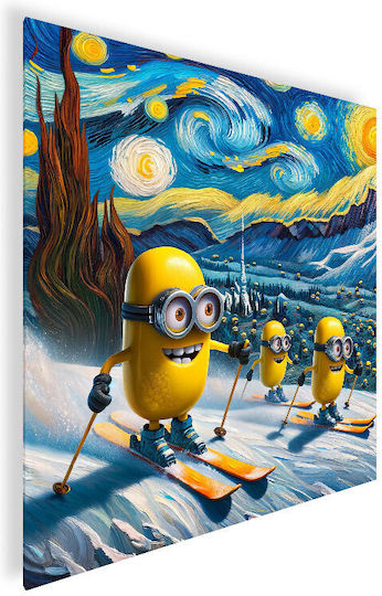 Canvas Painting Pop Art Painting Van Gogh 20x20 Cm
