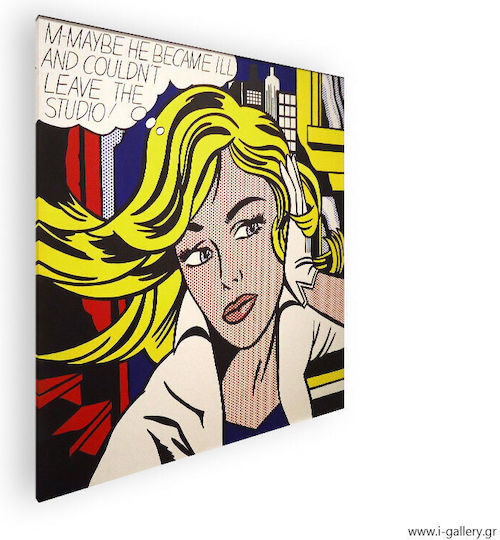 Платнен Панел Живопис Maybe Pop Art Lady 30x30 См