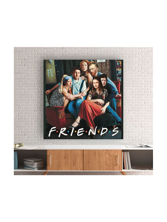 Canvas Painting Friends Pop Art 30x30 Cm