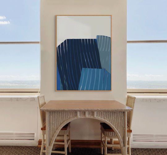Платнен Панел Картина Sky Sea Colors 50x70 см