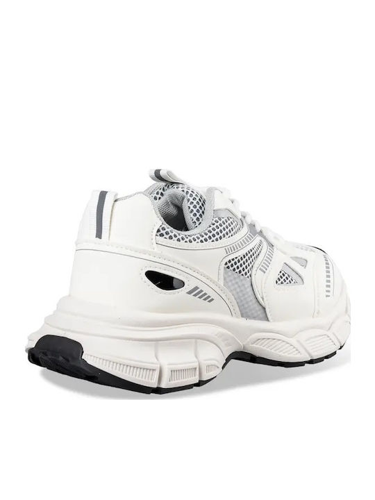 Adidași Chunky Pentru Femei Albi