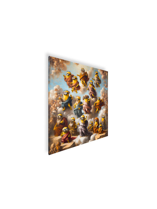 Canvas Painting God World 40x40 Cm
