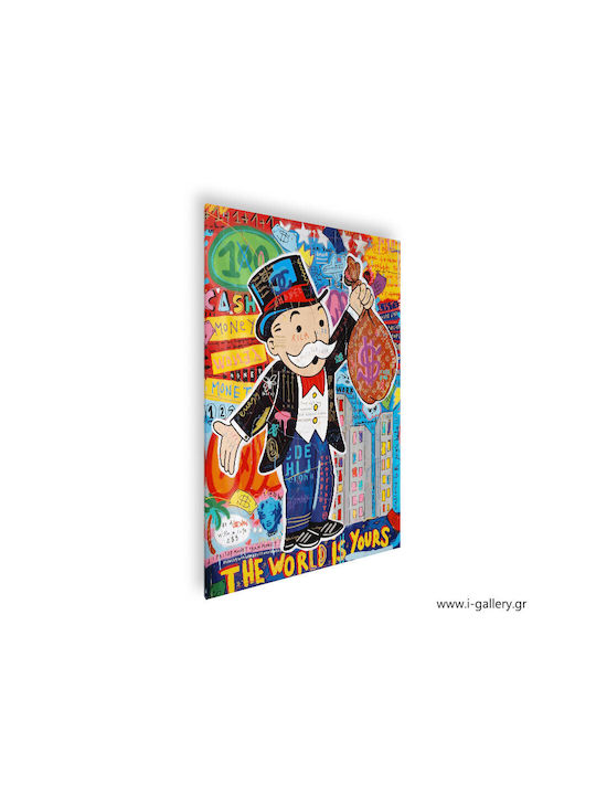 Πίνακας Καμβά World Is Yours Monopoly 40x60 Cm