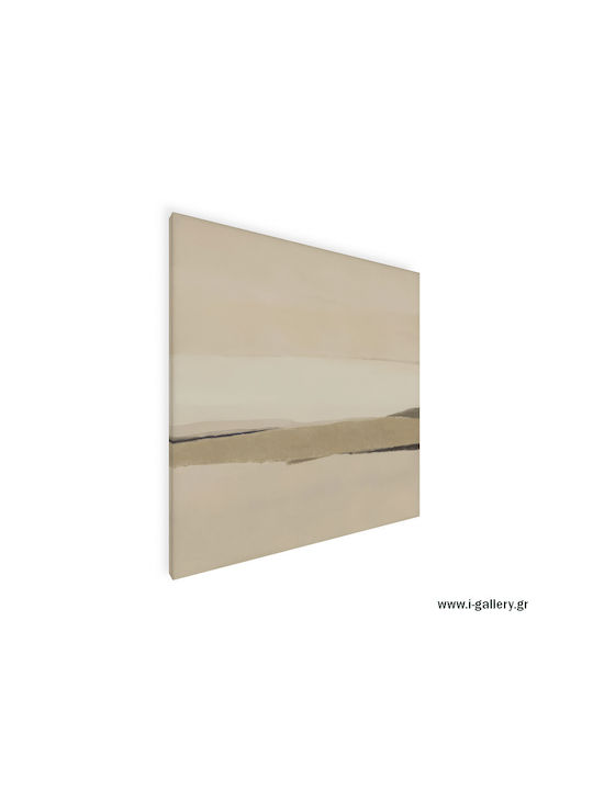 Πίνακας Ζωγραφικής Καμβά Minimalism Earth Lines 80x80 Cm
