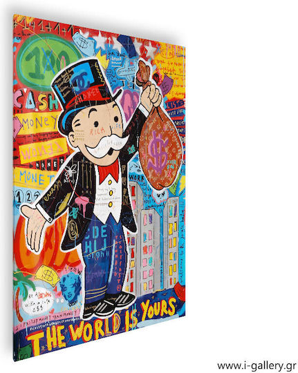Panou Pânză World Is Yours Monopoly 70x100 Cm