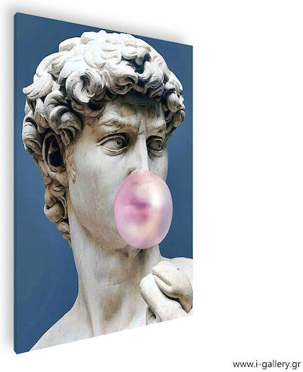 Canvas Painting David Bubble Gum 35x50 Cm