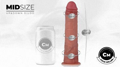 Cock Miller Ρεαλιστικός Δονητής με Απομακρυσμένο Έλεγχο 20cm Flesh